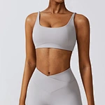 thin straps sports bra